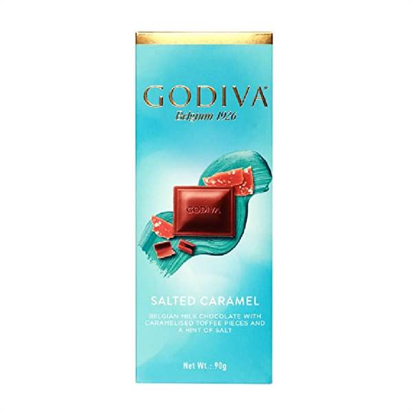 Godiva Belgium 90G Bar Salted Caramol Imported